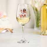 Happy Retirement Gift - Personalized Retired Wine Glass With Long Stem