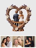 Custom Any Photo - Personalized Couple Custom Shaped Wood Plaque