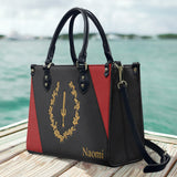 Black American Heritage Proud History Month - Personalized African American Leather Handbag