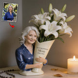 Heaven's Bloom - Personalized Memorial Acrylic Flower Vase