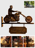 Born To Ride - Personalized Biker Wooden Wall Mount Sign