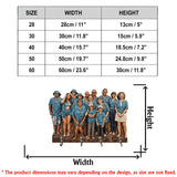 Custom From Any Photo - Personalized Family Custom Shaped Hanging Rack