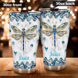 Beautiful Dragonfly - Personalized Dragonfly Tumbler