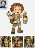 Happy Campers - Personalized Kid 3D Embossed Enamel Pin