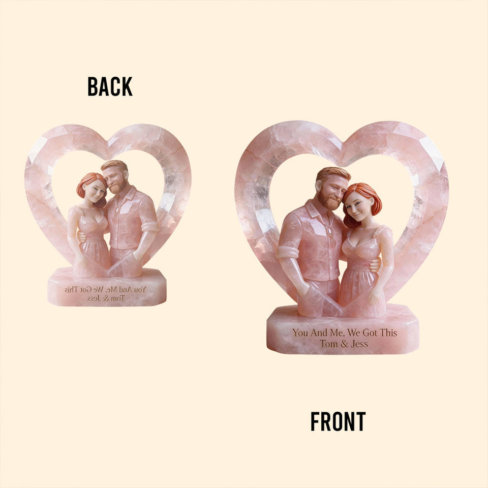 We Got This, Photo Personalized - Personalized Couple Custom Shaped Acrylic Plaque