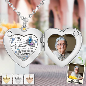 Forever In My Heart - Personalized Memorial Locket Pendant Necklace