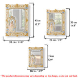 Virgin Maria Praying - Personalized Christian Wall Hanging Mirror