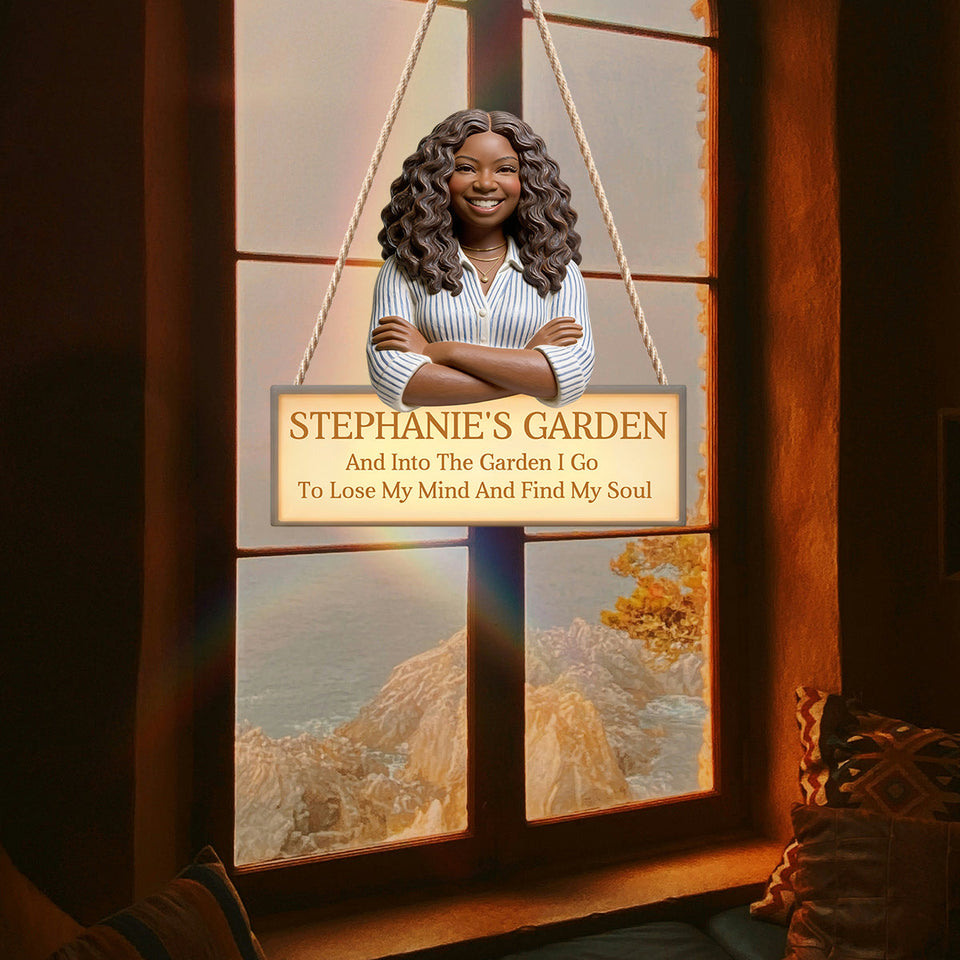 Custom From Any Photo - Personalized Gardening LED Light Acrylic Sign