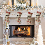 North Pole Santa - Personalized Family Shaped Christmas Stocking
