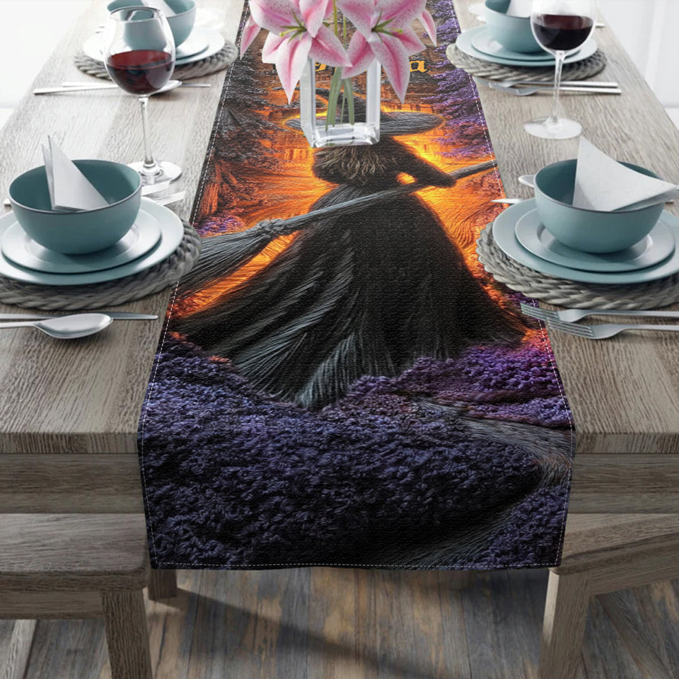 Witch Castle - Personalized Witch Table Runner