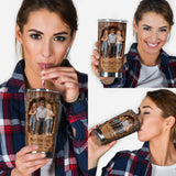 Best Dad Ever, Custom Any Photo - Personalized Father Tumbler