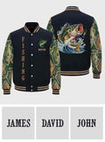 Love Fishing - Personalized Fishing Varsity Jacket