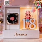 Create Birthday Song For Your Loved One - Personalized Birthday Custom Shape Music Magnet