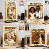 Custom Any Photo - Personalized Couple One-sided Vertical Rectangle Building Brick Blocks
