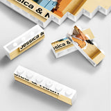 Custom Any Photo - Personalized Couple One-sided Vertical Rectangle Building Brick Blocks