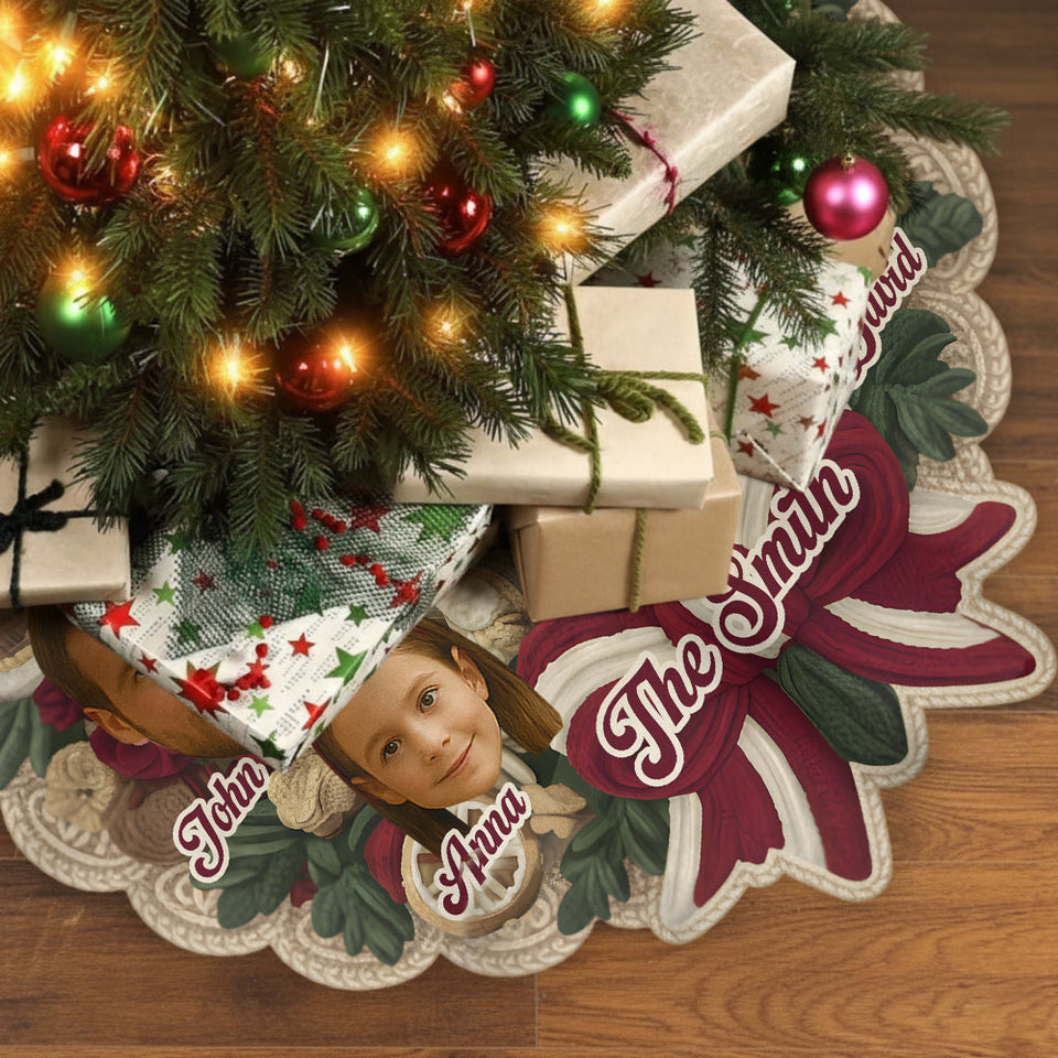 This Is Us - Personalized Family Shaped Tree Skirt