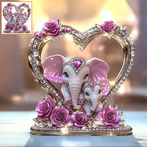 Best Mom Ever - Personalized Mother Custom Shaped Acrylic Plaque