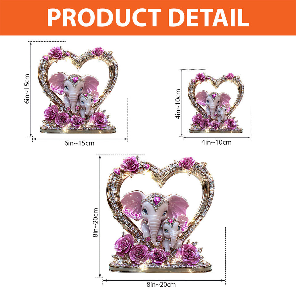 Best Mom Ever - Personalized Mother Custom Shaped Acrylic Plaque