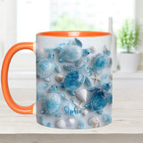 Ocean Spirit Turtle - Personalized Turtle Accent Mug
