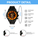 Fire Guitar - Personalized Guitar Hand Watch