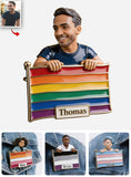 Proud Me - Personalized LGBT Support 3D Embossed Enamel Pin
