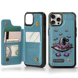 Perfect Gift For Mom, Grandma Witch - Personalized Mother Wallet Phone Case