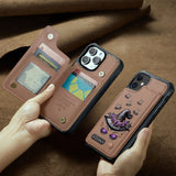 Perfect Gift For Mom, Grandma Witch - Personalized Mother Wallet Phone Case