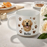 Custom From Any Photo - Personalized Dog Printed Pottery Mug