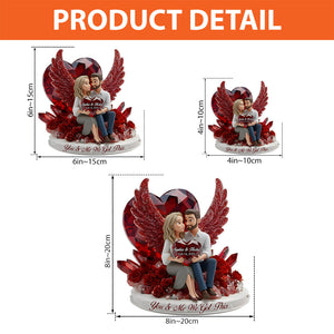 You & Me We Got This - Personalized Couple Custom Shaped Acrylic Plaque