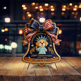 Pet Statue of Liberty - Personalized Dog 2 Layered Wood Sign / Wood Plaque
