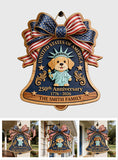 Pet Statue of Liberty - Personalized Dog 2 Layered Wood Sign / Wood Plaque