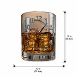 Time For Whiskey - Personalized Whisky LED Light Wall Clock