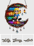 Just One More Chapter - Personalized Book Window Hanging Suncatcher Ornament
