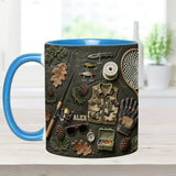 Love Fishing - Personalized Fishing Accent Mug