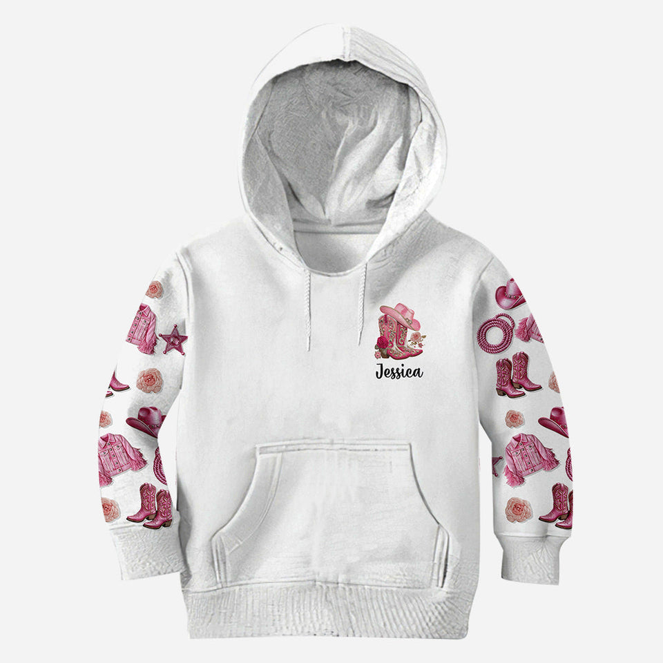 Cowgirl Boots - Personalized Cowgirl Hoodie and Leggings