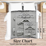 First Husband Now Daddy - Personalized Father Blanket
