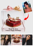 Birthday Cake - Personalized Spicy Couple Custom Shaped Acrylic Plaque