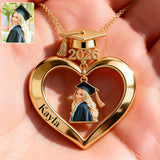 Graduation Class of 2026 - Personalized Graduation Shaped Metal Pendant Necklace