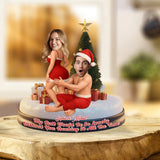 Funny Gift For Your Love - Personalized Couple Custom Shaped Acrylic Plaque