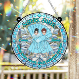 There Were Never Such Devoted Sisters - Personalized Sister Window Hanging Suncatcher Ornament
