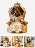 Royal Dog - Personalized Dog Custom Shaped Acrylic Plaque