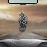 Sasquatch I Believe - Personalized Hiking Car Ornament