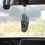 Sasquatch I Believe - Personalized Hiking Car Ornament