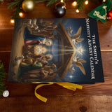 Nativity Advent Calender - Personalized Christian Folded Advent Calendar With Ornaments