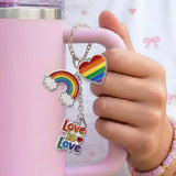 Human Beings Colors May Vary - Personalized LGBT Support High Top Shoes With Charm