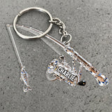 Fishing Rod - Personalized Fishing Keychain