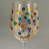 Toast To Family, Love, And Timeless Holiday Memories - Personalized Family Wine Glass With Long Stem
