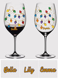 Toast To Family, Love, And Timeless Holiday Memories - Personalized Family Wine Glass With Long Stem