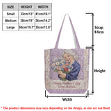 Custom Any Photo - Personalized Mother Quilted Tote Bag