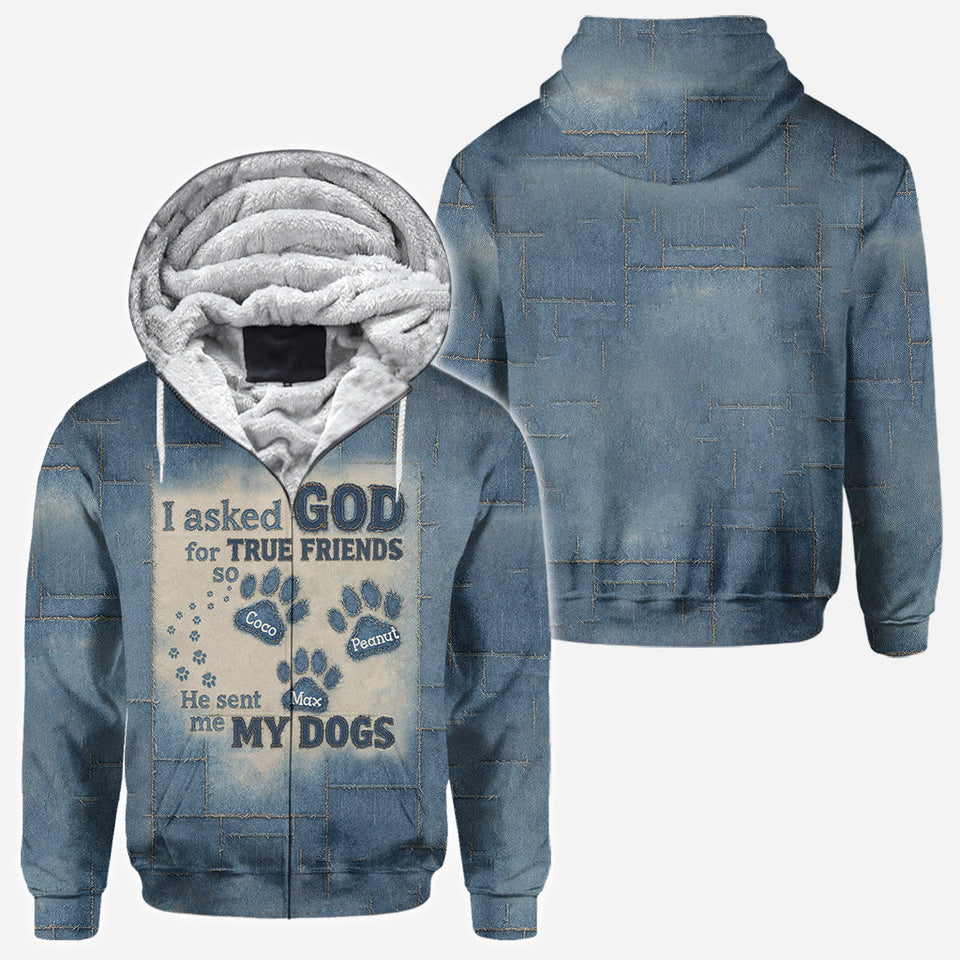 A True Friend - Personalized Dog All Over Shirt